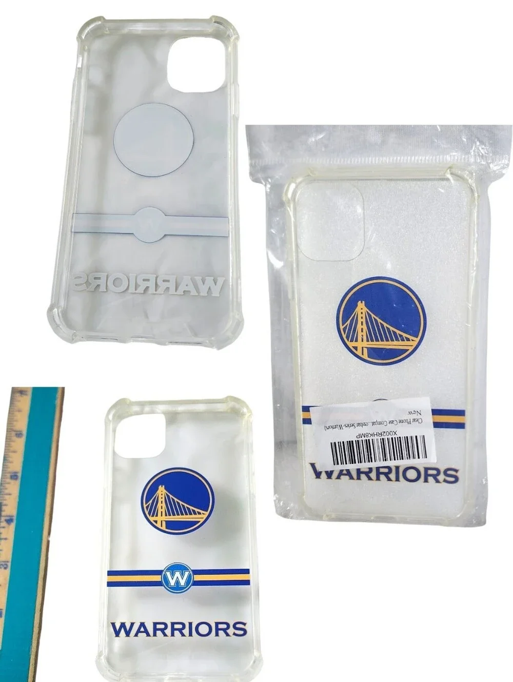 Skinit Golden State Warriors clear Case For iPhone 11